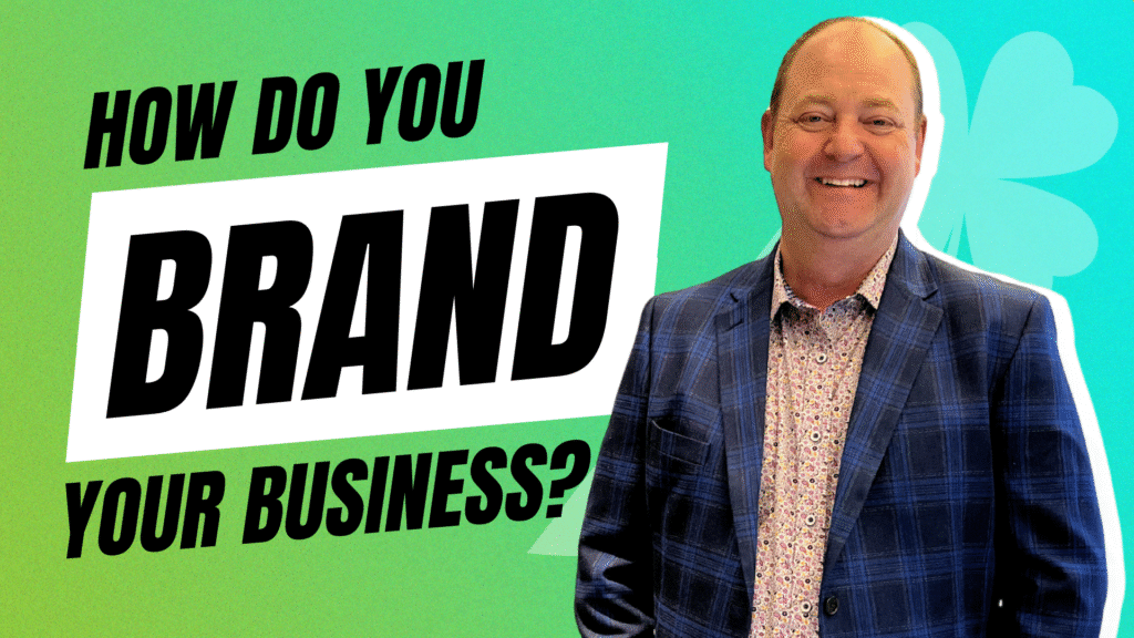 image with text: "how do you brand your business?"