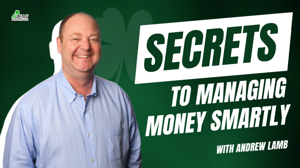 image with text: "secrets to managing money smartly"
