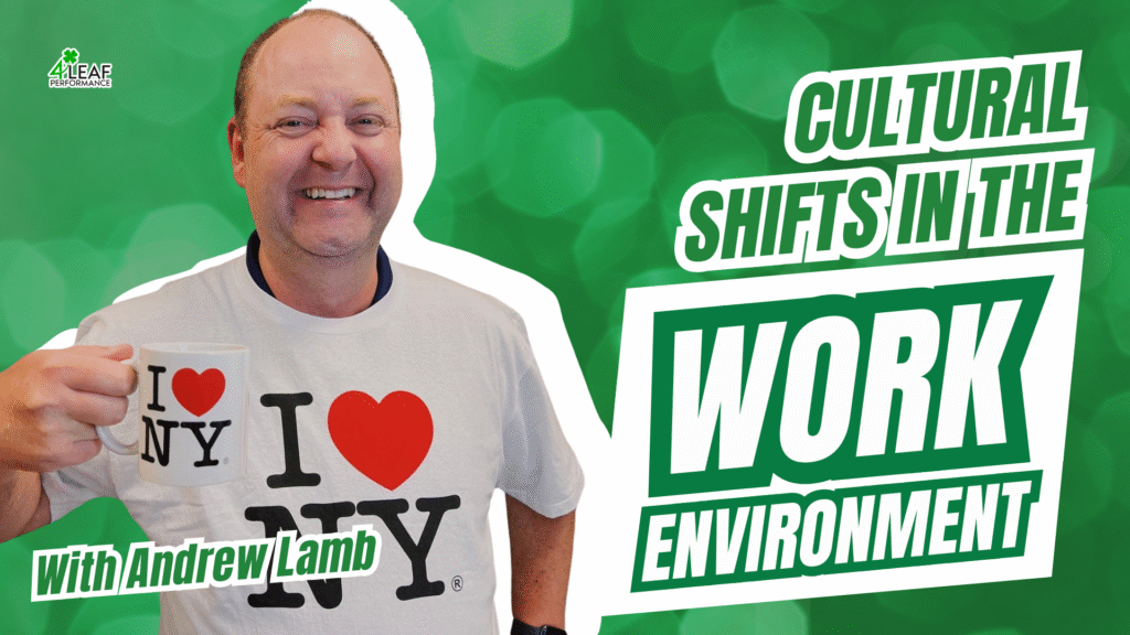 image with text: "cultural shifts in the work environment"