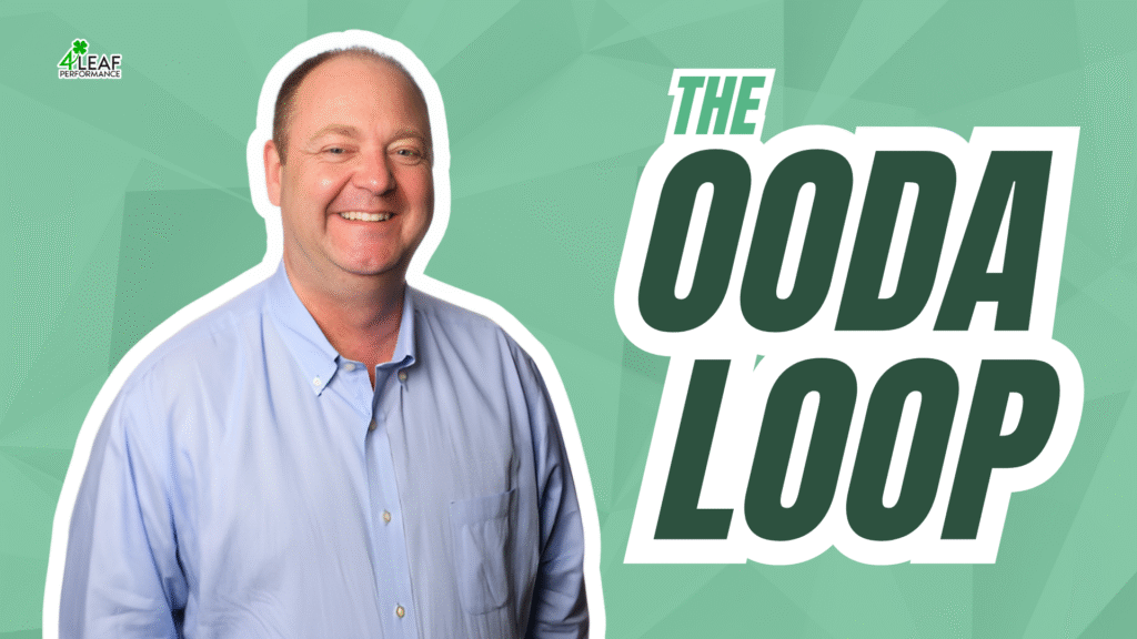 image with text: "the ooda loop"