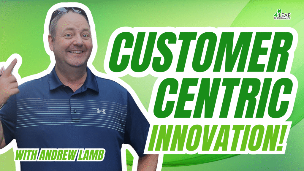 image with text: "customer centric innovation"