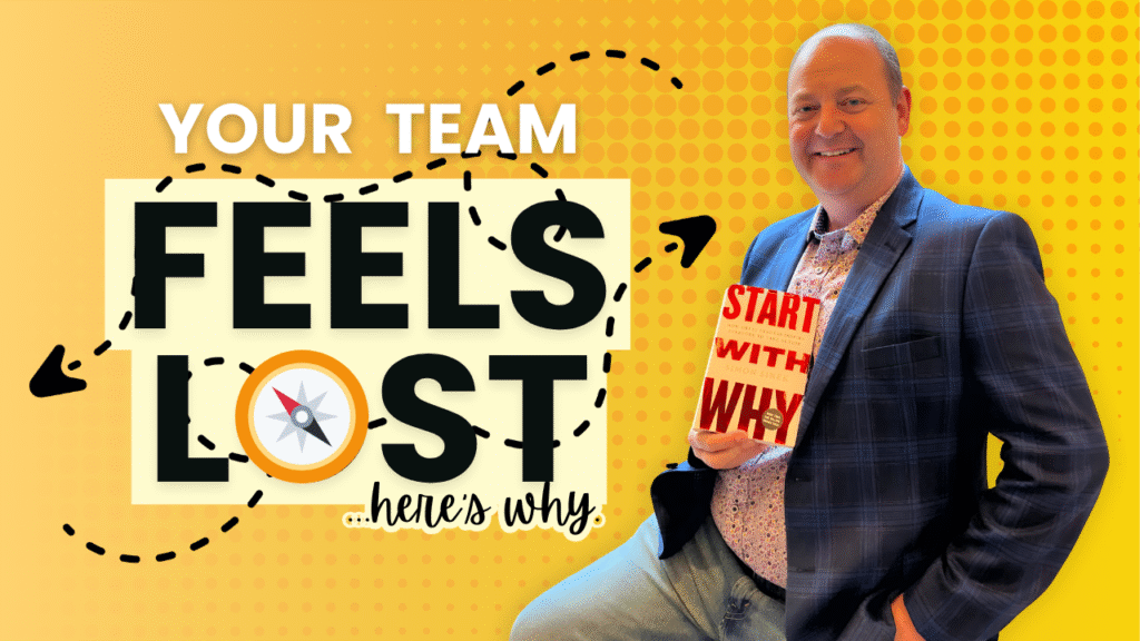 image with text: "your team feels lost...here's why"