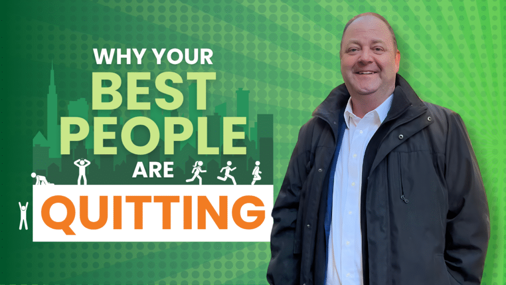 image with text: "why your best people are quitting"
